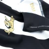 Colletto rétro con lacci della maglia 120 anni Siena F.C. e scritta 'Unione Studio e Divertimento'