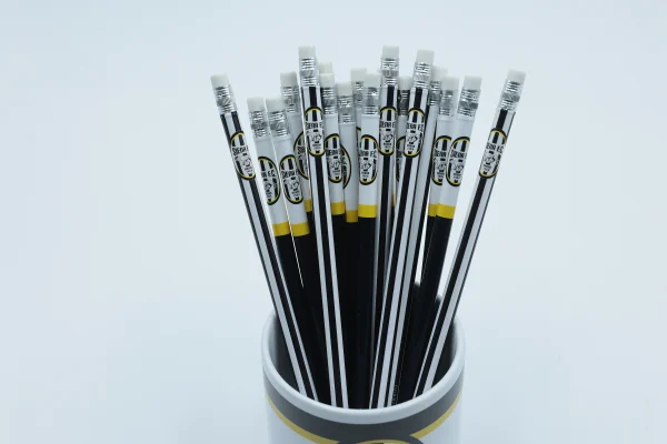 Matite FC Siena Robur 1904 raccolte in una tazza personalizzata del club.