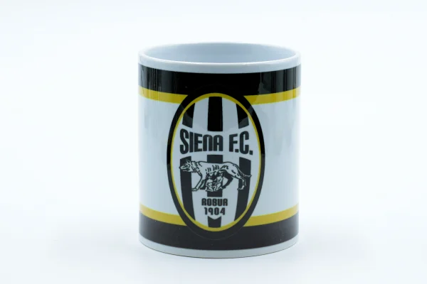 Tazza ufficiale Siena F.C. vista frontale.