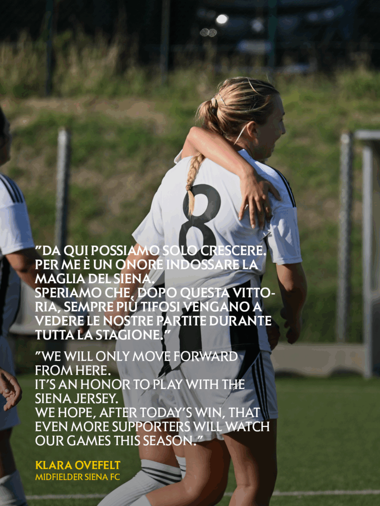 INTERVISTA POST MATCH CON KLARA OVEFELT